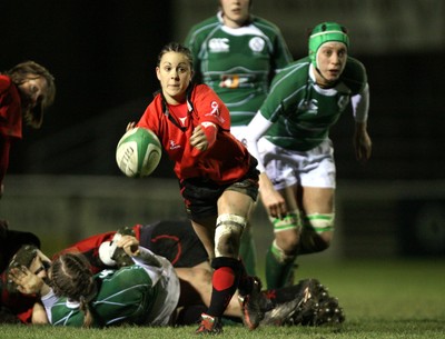 07.03.08 - Ireland Women v Wales Women - RBS Womens Six Nations - Ireland's Orla Brennan and Amy Day of Wales  