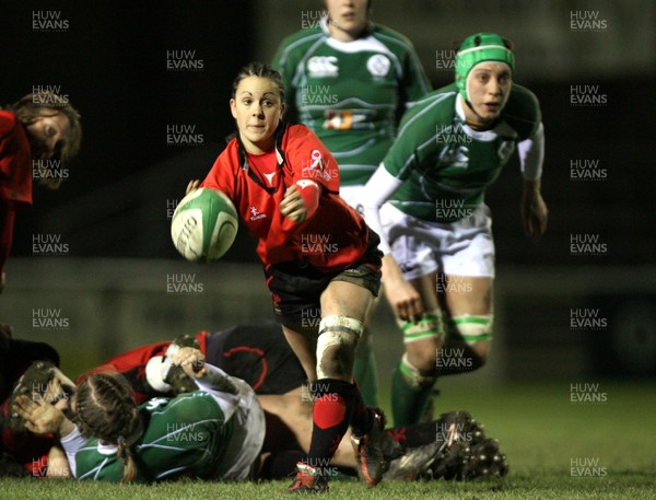 07.03.08 - Ireland Women v Wales Women - RBS Womens Six Nations - Ireland's Orla Brennan and Amy Day of Wales  