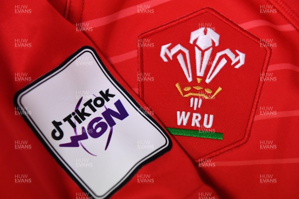 260322 - Ireland Women v Wales Women - TikTok Women’s Six Nations - A general view of a Wales jersey in the dressing room