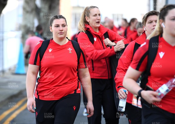 260322 - Ireland Women v Wales Women - TikTok Women’s Six Nations - Gwenllian Pyrs of Wales arrives