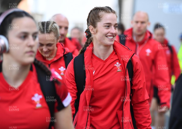 260322 - Ireland Women v Wales Women - TikTok Women’s Six Nations - Lisa Neumann of Wales arrives