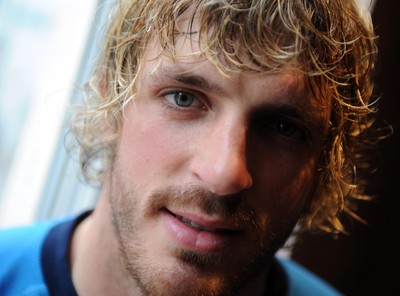 18.03.10 - Six Nations Rugby Italy's Mirco Bergamasco ahead of his sides match against Wales this Saturday 