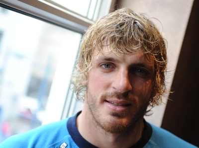 18.03.10 - Six Nations Rugby Italy's Mirco Bergamasco ahead of his sides match against Wales this Saturday 