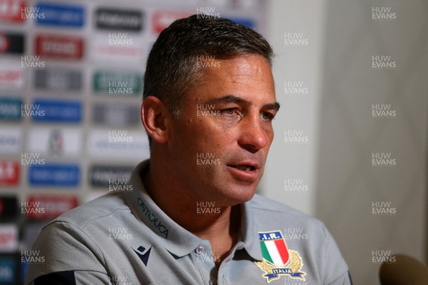 300120 - Italy Rugby Press Conference - Head Coach Franco Smith talks to the media ahead of the 6 Nations game against Wales