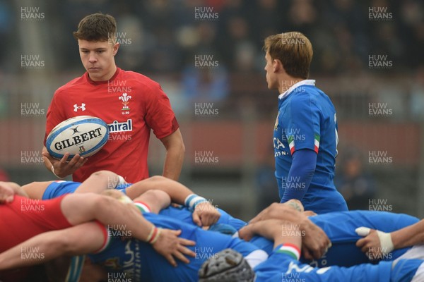 100219 - Italy v Wales - Guinness U20 Six Nations -  Jamie Hill 
