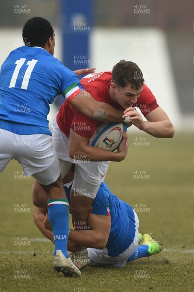 100219 - Italy v Wales - Guinness U20 Six Nations -  Aneurin Owen