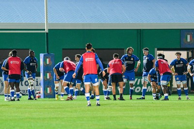 100323 - Italy U20 v Wales U20 - Under 20 Six Nations - Italy warm up