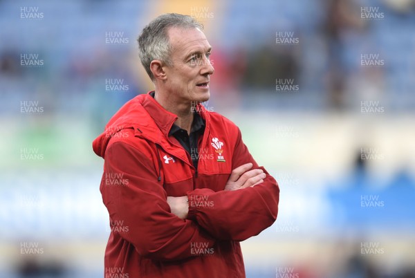090219 - Italy v Wales - Guinness Six Nations - Wales coach Rob Howley