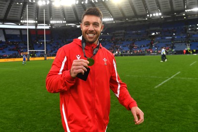 110323 - Italy v Wales - Guinness Six Nations - Rhys Webb of Wales at the end of the game