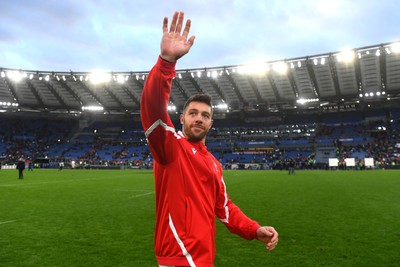 110323 - Italy v Wales - Guinness Six Nations - Rhys Webb of Wales at the end of the game