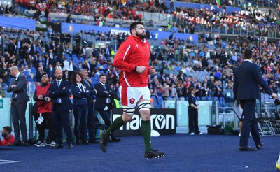 110323 - Italy v Wales - Guinness Six Nations - Rhys Davies