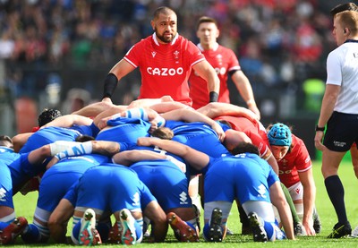 110323 - Italy v Wales - Guinness Six Nations - Taulupe Faletau of Wales