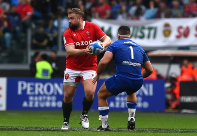 110323 - Italy v Wales - Guinness Six Nations - Tomas Francis of Wales