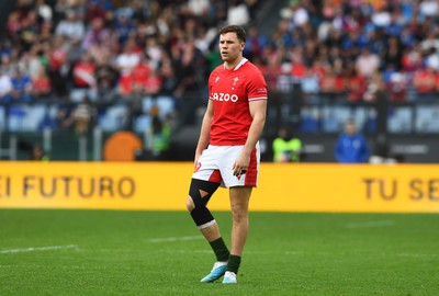 110323 - Italy v Wales - Guinness Six Nations - Mason Grady of Wales