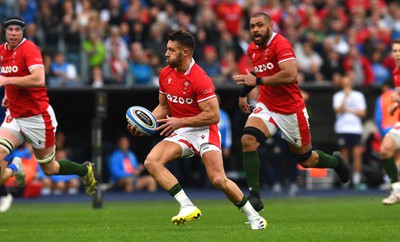 110323 - Italy v Wales - Guinness Six Nations - Rhys Webb of Wales