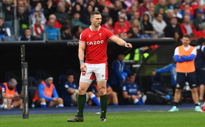 110323 - Italy v Wales - Guinness Six Nations - George North of Wales