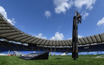 130321 - Italy v Wales - Guinness Six Nations - A general view of Stadio Olimpico, Rome ahead of kick off