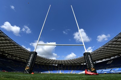 130321 - Italy v Wales - Guinness Six Nations - A general view of Stadio Olimpico, Rome ahead of kick off