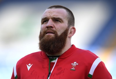 130321 - Italy v Wales - Guinness Six Nations - Jake Ball of Wales during the anthems