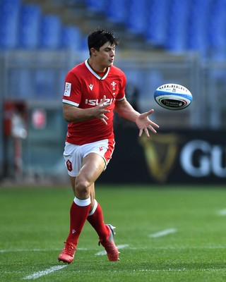 130321 - Italy v Wales - Guinness Six Nations - Louis Rees-Zammit of Wales