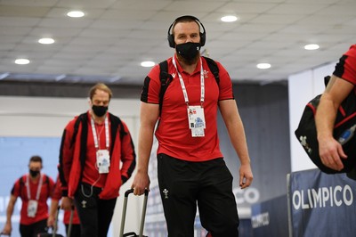 130321 - Italy v Wales - Guinness Six Nations - Jake Ball of Wales arrives at the stadium