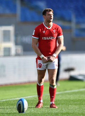 130321 - Italy v Wales - Guinness Six Nations - Dan Biggar of Wales kicks at goal