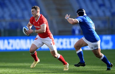 130321 - Italy v Wales - Guinness Six Nations - George North of Wales