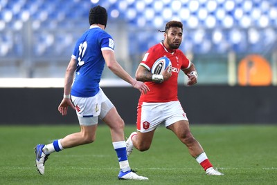 130321 - Italy v Wales - Guinness Six Nations - Willis Halaholo of Wales