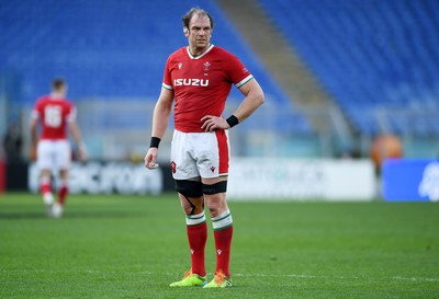 130321 - Italy v Wales - Guinness Six Nations - Alun Wyn Jones of Wales