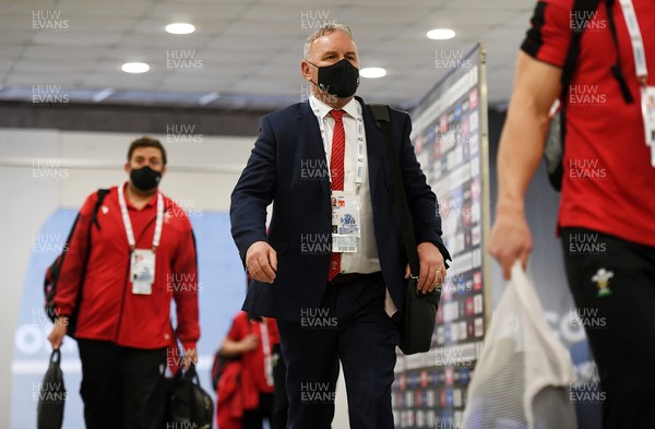 130321 - Italy v Wales - Guinness Six Nations - Wales head coach Wayne Pivac arrives at the stadium