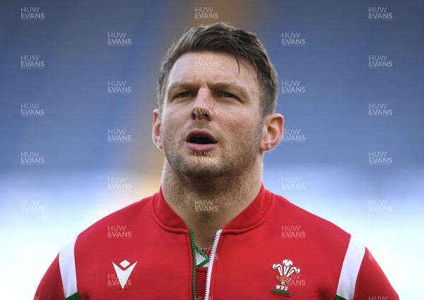 130321 - Italy v Wales - Guinness Six Nations - Dan Biggar of Wales during the anthems