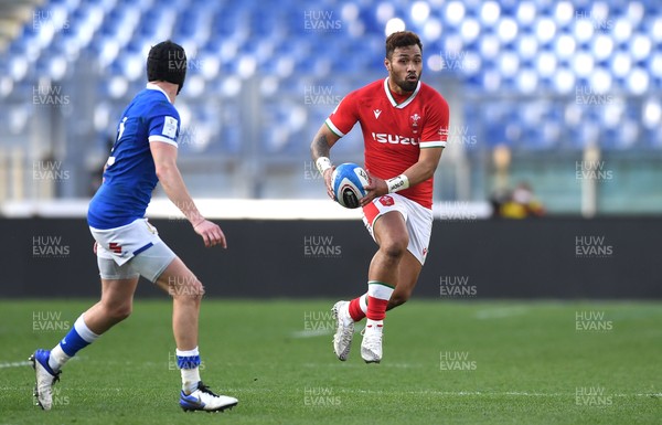 130321 - Italy v Wales - Guinness Six Nations - Willis Halaholo of Wales