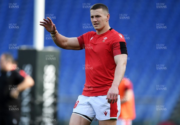 130321 - Italy v Wales - Guinness Six Nations - Jonathan Davies of Wales during the warm up