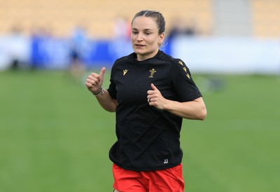 270425 - Italy v Wales, Guinness Women’s Six Nations 2025 - Jasmine Joyce of Wales during warm up