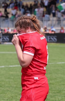 270425 - Italy v Wales, Guinness Women’s Six Nations 2025 - Kate Williams of Wales at the end of the match
