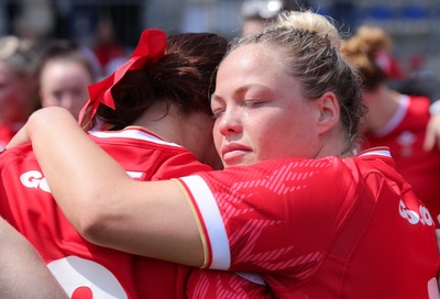 270425 - Italy v Wales, Guinness Women’s Six Nations 2025 - Kelsey Jones of Wales at the end of the match