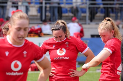 270425 - Italy v Wales, Guinness Women’s Six Nations 2025 - Courtney Keight of Wales at the end of the match