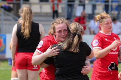 270425 - Italy v Wales, Guinness Women’s Six Nations 2025 - Abbie Fleming of Wales  at the end of the match