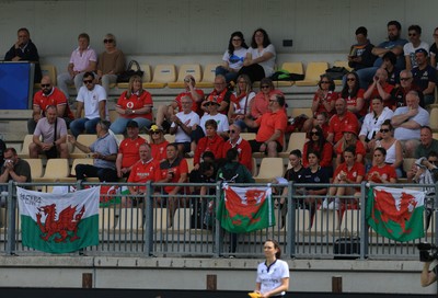 270425 - Italy v Wales, Guinness Women’s Six Nations 2025 - Wales fans