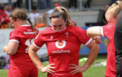270425 - Italy v Wales, Guinness Women’s Six Nations 2025 - Courtney Keight of Wales at the end of the match