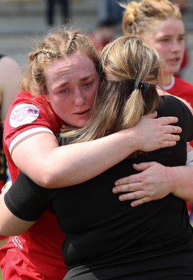 270425 - Italy v Wales, Guinness Women’s Six Nations 2025 - Abbie Fleming of Wales at the end of the match