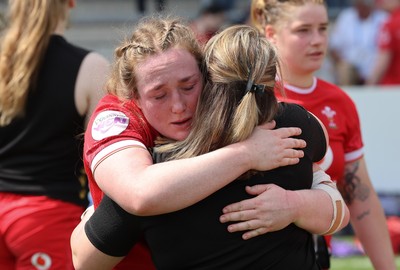 270425 - Italy v Wales, Guinness Women’s Six Nations 2025 - Abbie Fleming of Wales at the end of the match