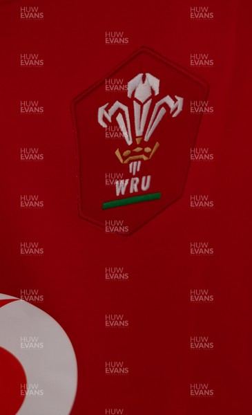 270425 - Italy v Wales, Guinness Women’s Six Nations 2025 - Wales match jerseys hang in the changing room ahead of the match