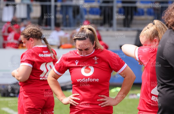 270425 - Italy v Wales, Guinness Women’s Six Nations 2025 - Courtney Keight of Wales at the end of the match
