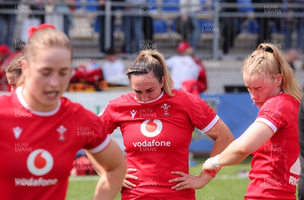 270425 - Italy v Wales, Guinness Women’s Six Nations 2025 - Courtney Keight of Wales at the end of the match
