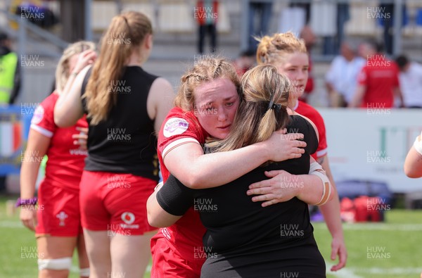 270425 - Italy v Wales, Guinness Women’s Six Nations 2025 - Abbie Fleming of Wales at the end of the match