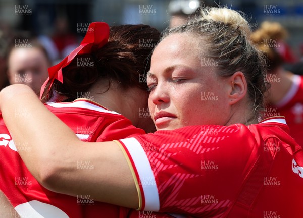 270425 - Italy v Wales, Guinness Women’s Six Nations 2025 - Kelsey Jones of Wales with tears in her eyes at the end of the match