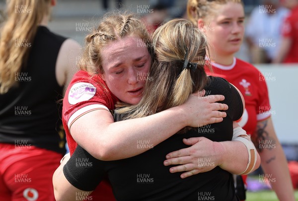 270425 - Italy v Wales, Guinness Women’s Six Nations 2025 - Abbie Fleming of Wales at the end of the match