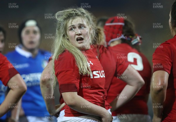 090219 - Italy v Wales - Guinness Women's Six Nations -  Alex Callender of Wales