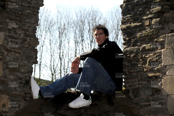 03.04.08 - Wales and Ospreys Rugby player James Hook at Neath Abby, Sounth Wales 